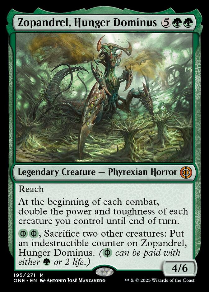 Zopandrel, Hunger Dominus [Phyrexia: All Will Be One] Foil