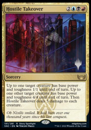 Hostile Takeover (Promo Pack) [Streets of New Capenna Promos] Foil