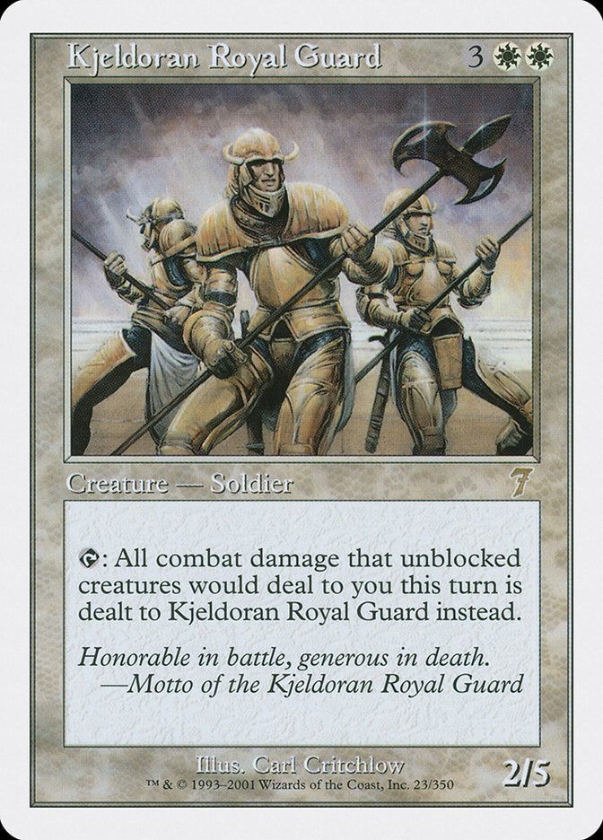 Kjeldoran Royal Guard [Seventh Edition] Foil