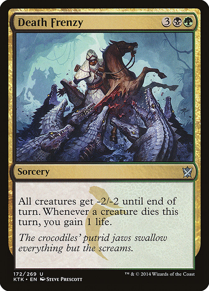 Death Frenzy [Khans of Tarkir] Foil