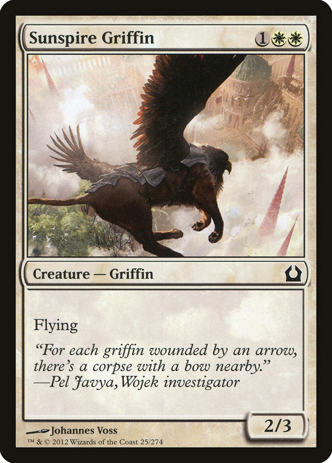 Sunspire Griffin [Return to Ravnica] Foil