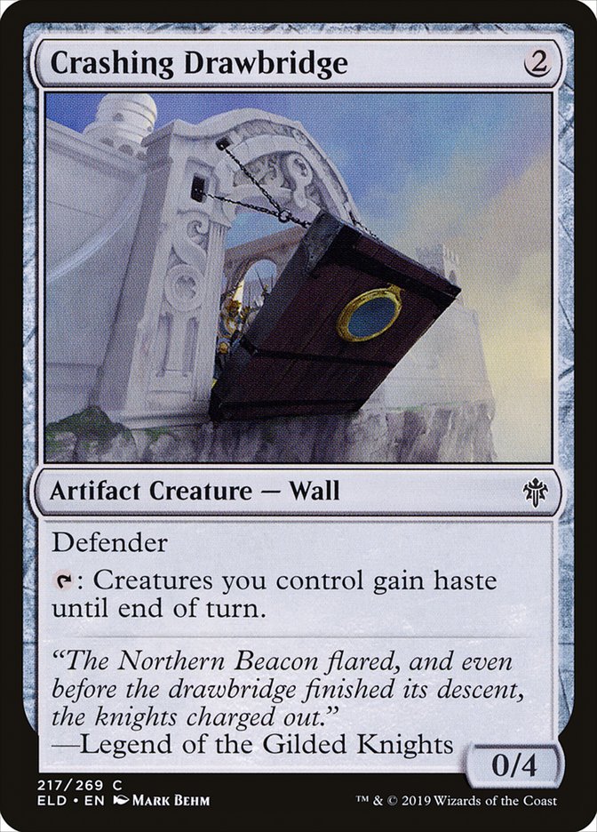 Crashing Drawbridge [Throne of Eldraine] Foil
