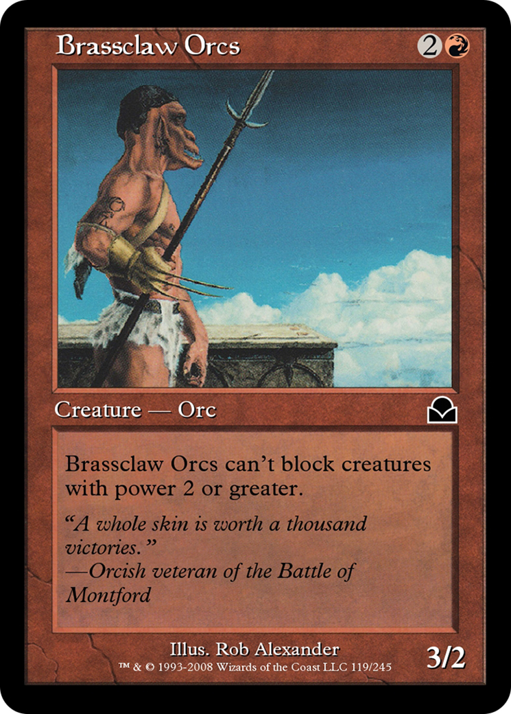 Brassclaw Orcs  [Masters Edition II] Foil