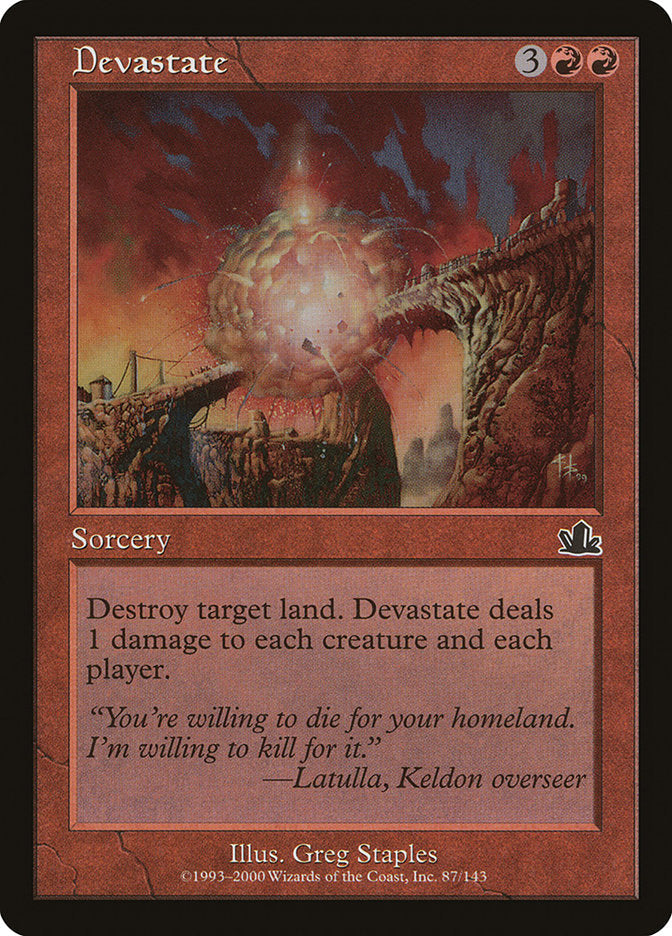 Devastate [Prophecy] Foil