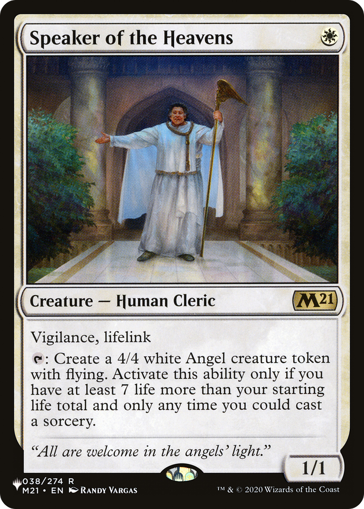 Speaker of the Heavens  [The List]