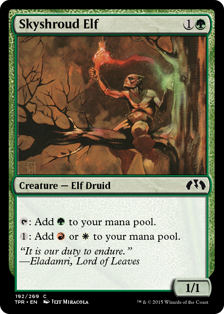 Skyshroud Elf  [Tempest Remastered] Foil