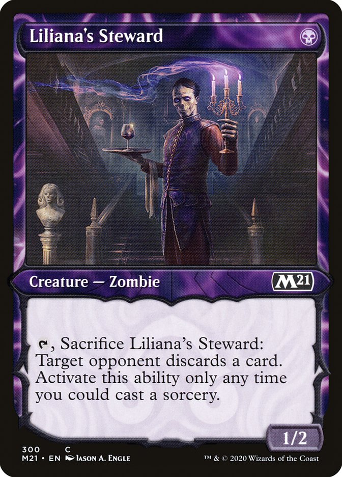 Liliana's Steward (Showcase) [Core Set 2021] Foil