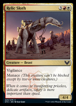 Relic Sloth [Strixhaven: School of Mages] Foil