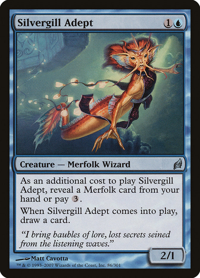 Silvergill Adept [Lorwyn] Foil