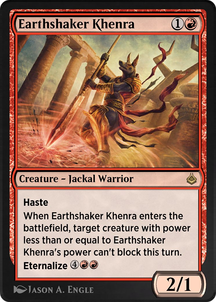 Earthshaker Khenra  [Amonkhet Remastered]