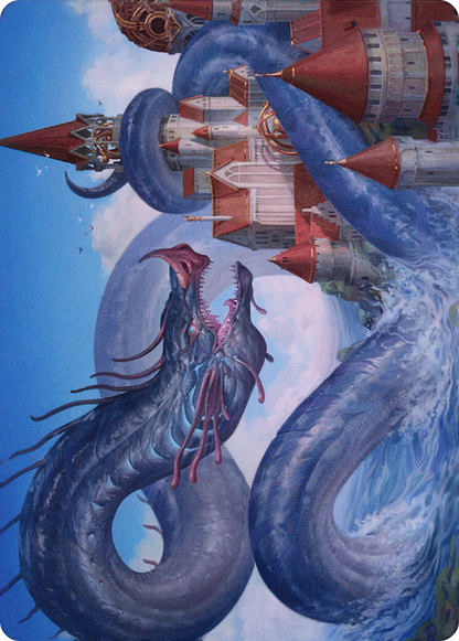 Tolarian Terror // Tolarian Terror  [Dominaria United Art Series] (Borderless) Foil