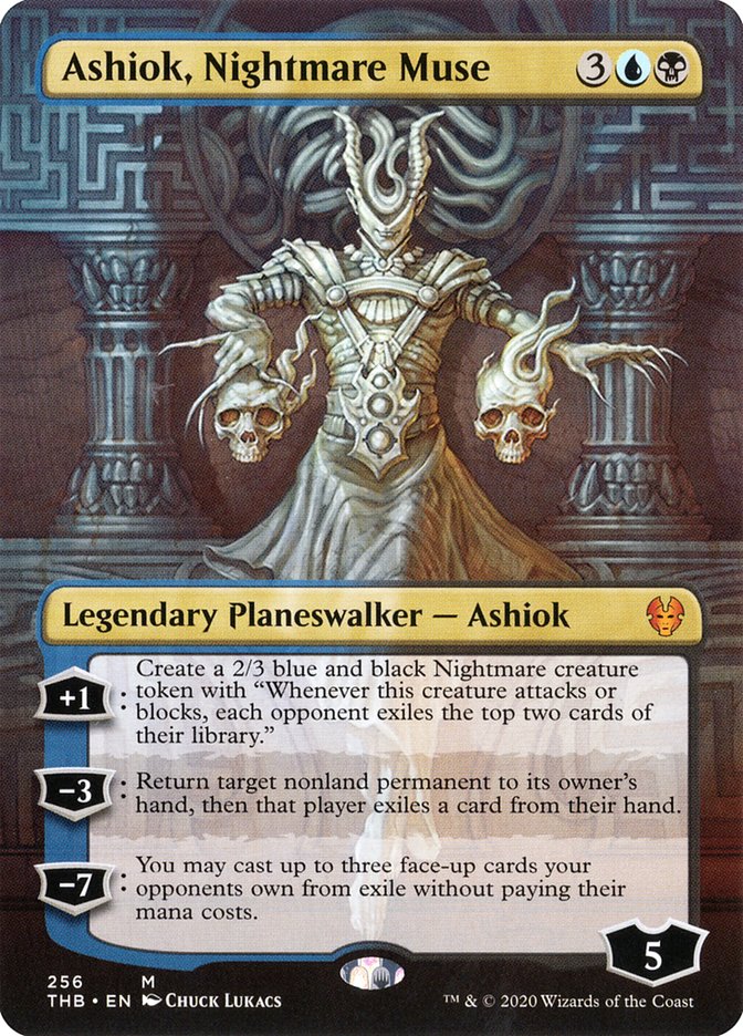 Ashiok, Nightmare Muse (Borderless) [Theros Beyond Death] Foil
