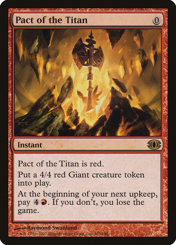 Pact of the Titan [Future Sight] Foil