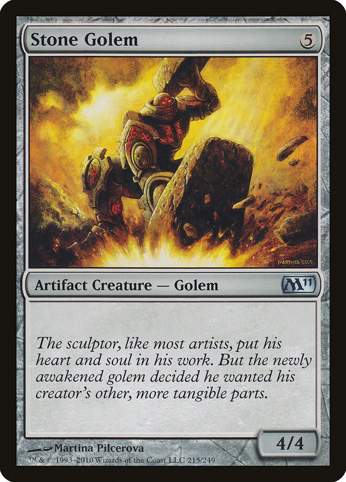 Stone Golem [Magic 2011] Foil