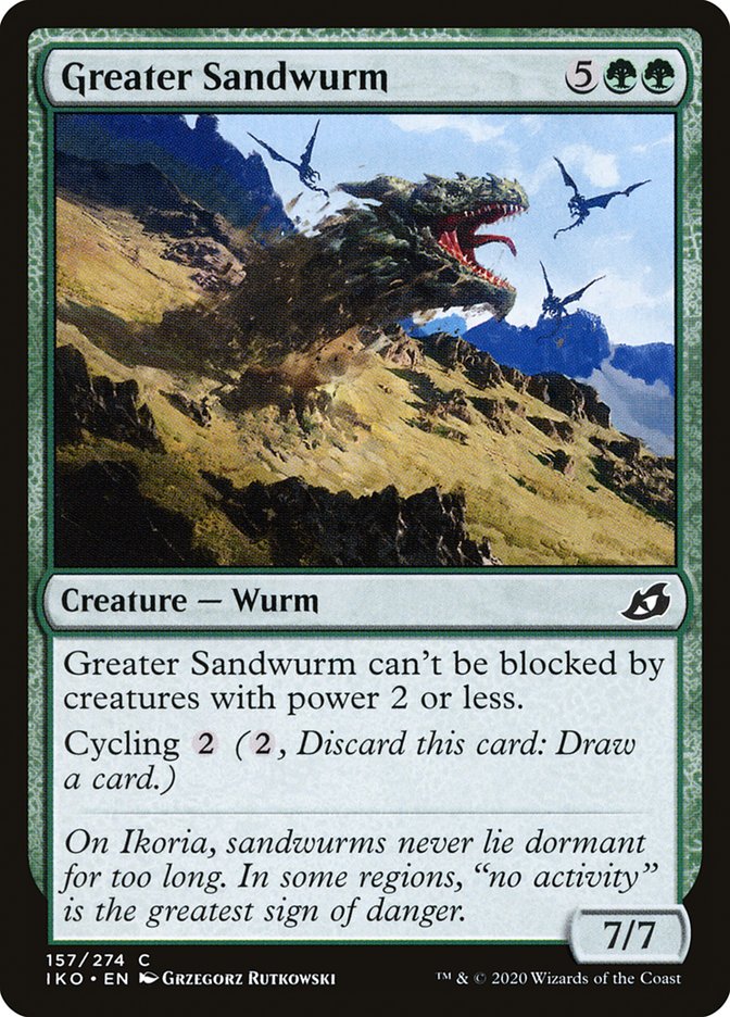 Greater Sandwurm [Ikoria: Lair of Behemoths] Foil