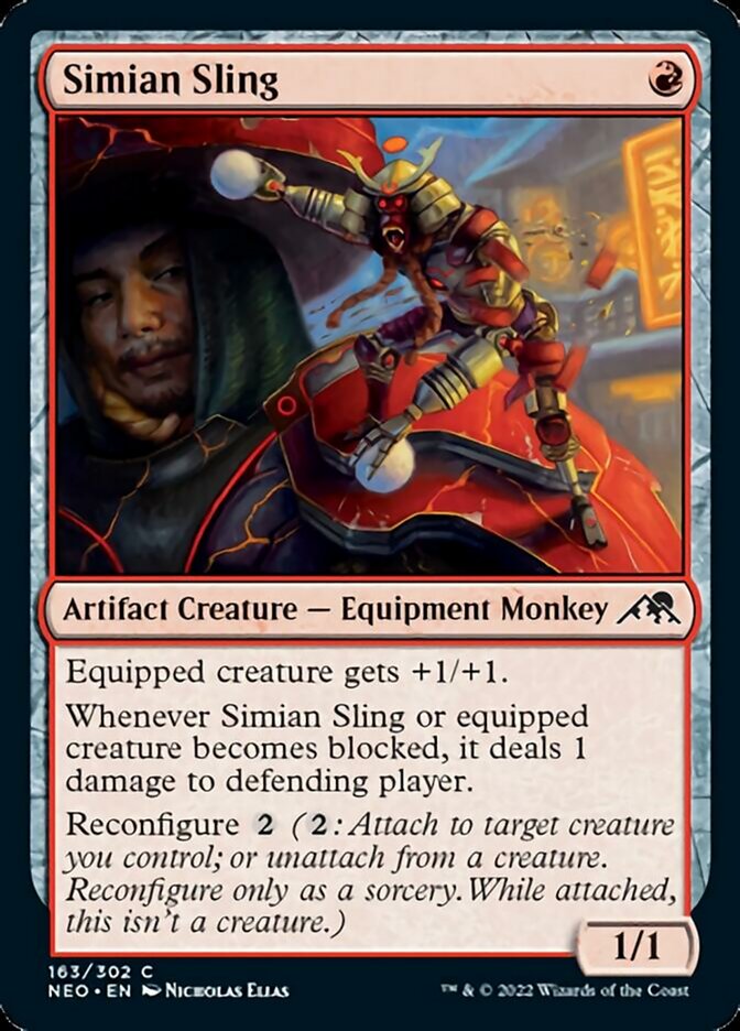 Simian Sling [Kamigawa: Neon Dynasty] Foil