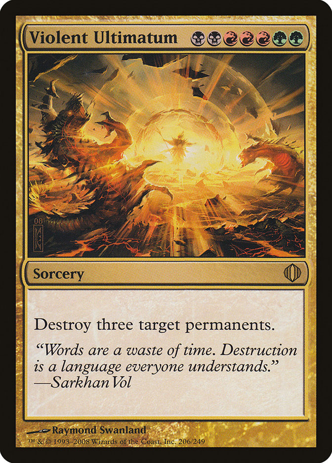 Violent Ultimatum [Shards of Alara] Foil