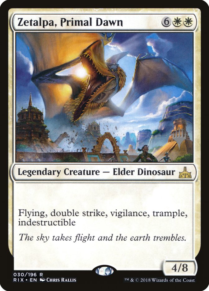 Zetalpa, Primal Dawn (Promo Pack) [Rivals of Ixalan Promos] Foil
