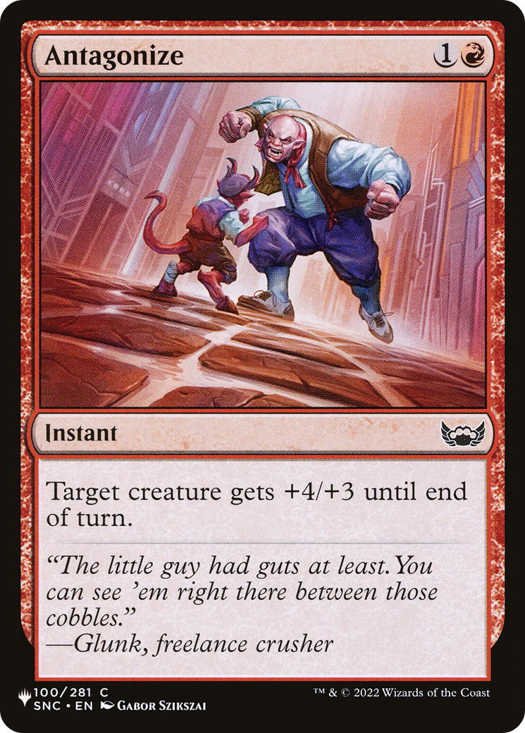 Antagonize  [The List Reprints]
