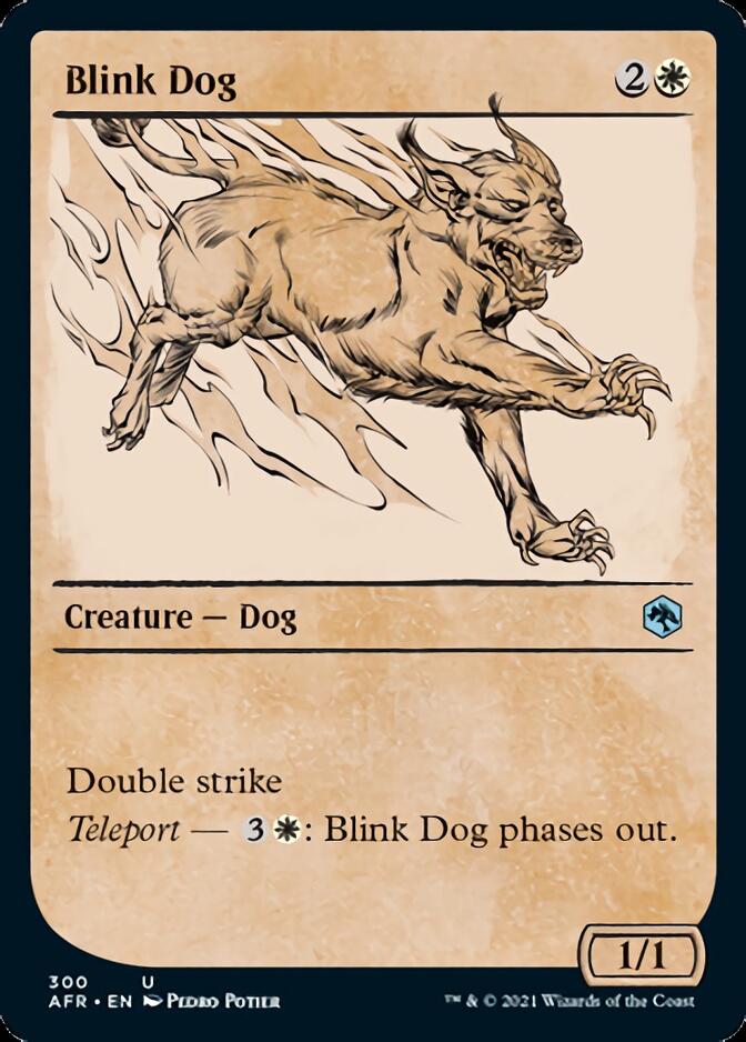 Blink Dog (Showcase) [Dungeons & Dragons: Adventures in the Forgotten Realms] Foil