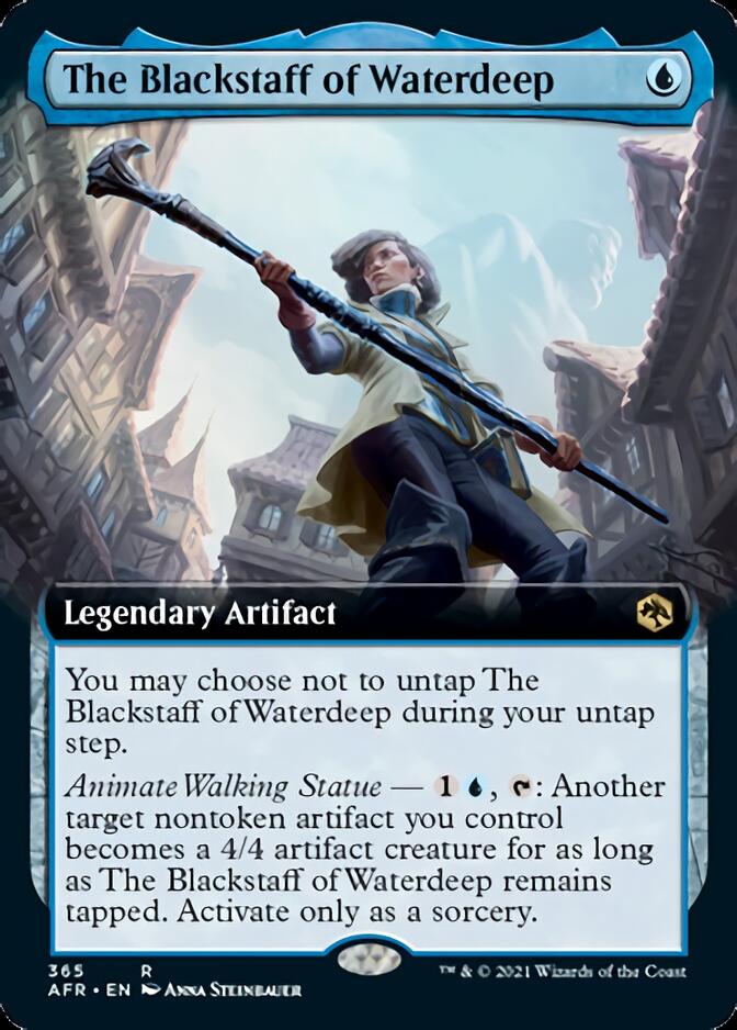 The Blackstaff of Waterdeep (Extended Art) [Dungeons & Dragons: Adventures in the Forgotten Realms] Foil