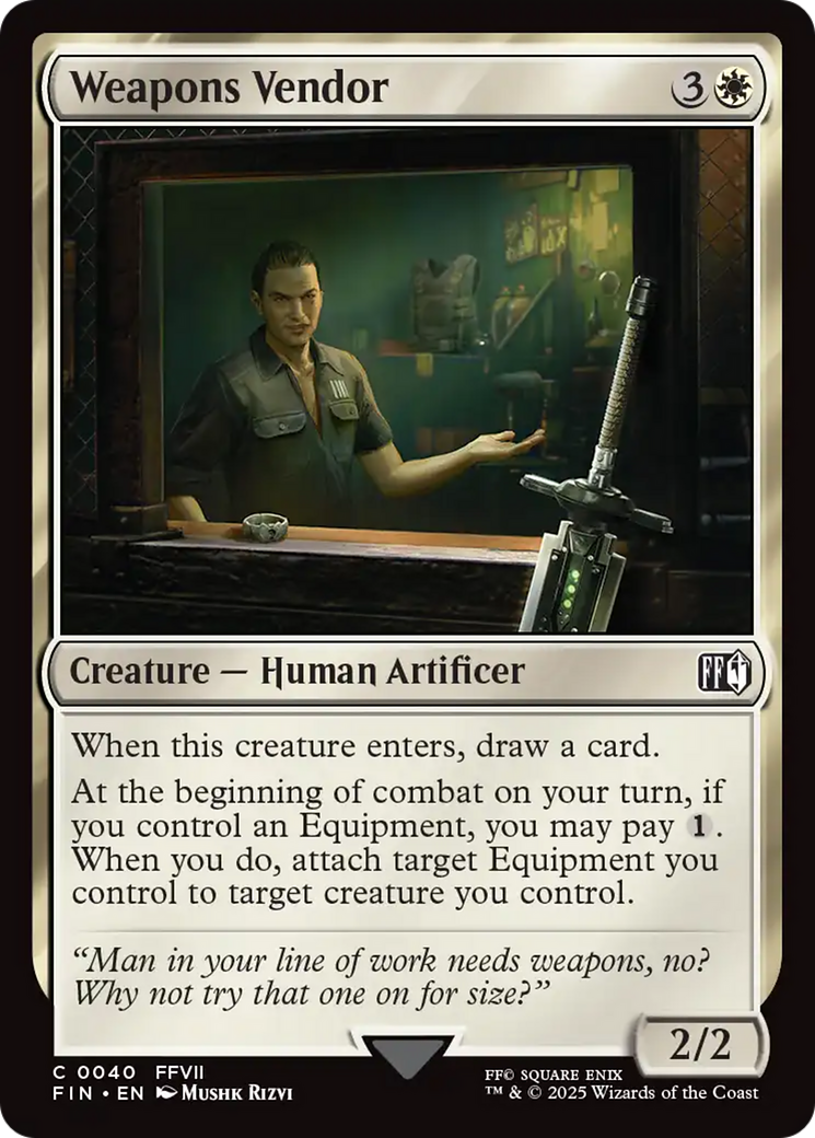 Weapons Vendor [FINAL FANTASY] Foil