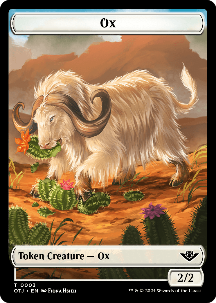 Ox  [Outlaws of Thunder Junction Tokens]