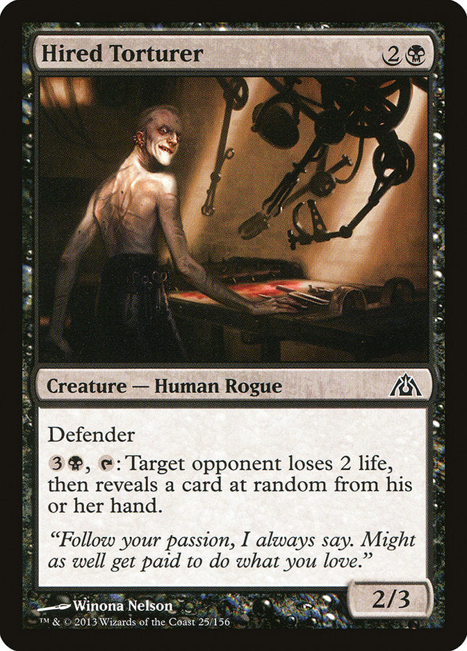 Hired Torturer [Dragon's Maze] Foil