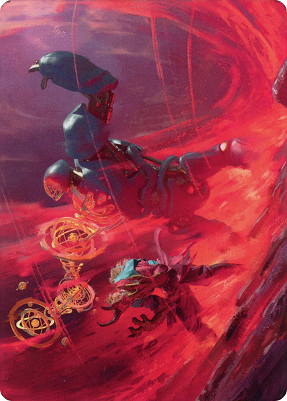 Twinferno // Twinferno  [Dominaria United Art Series] (Borderless) Foil
