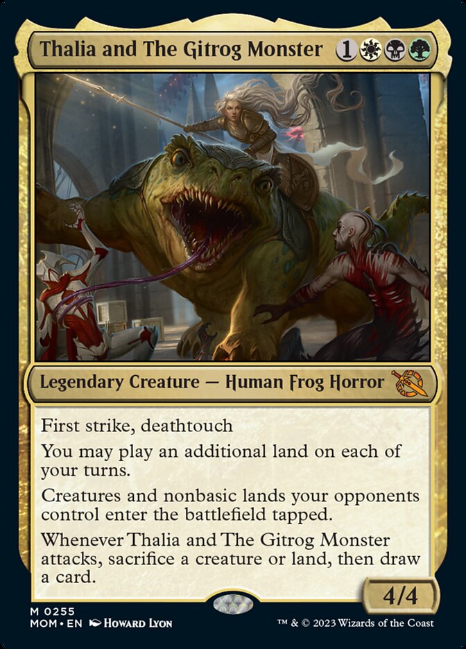 Thalia and The Gitrog Monster [March of the Machine] Foil