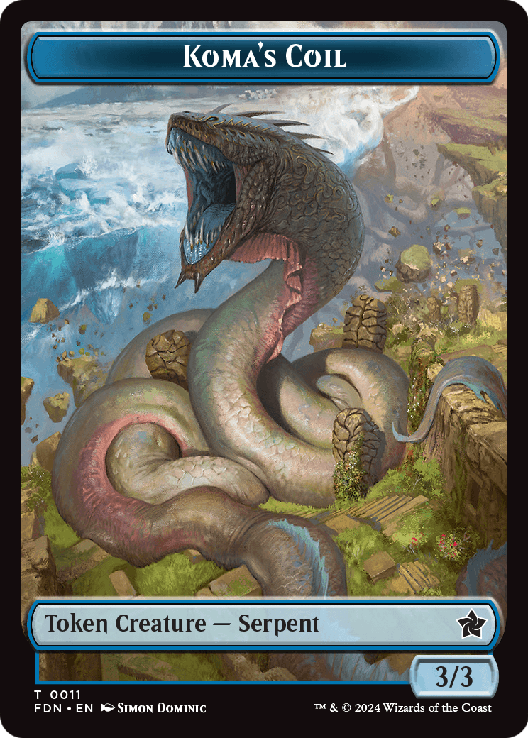 Koma's Coil  [Foundations Tokens] Foil