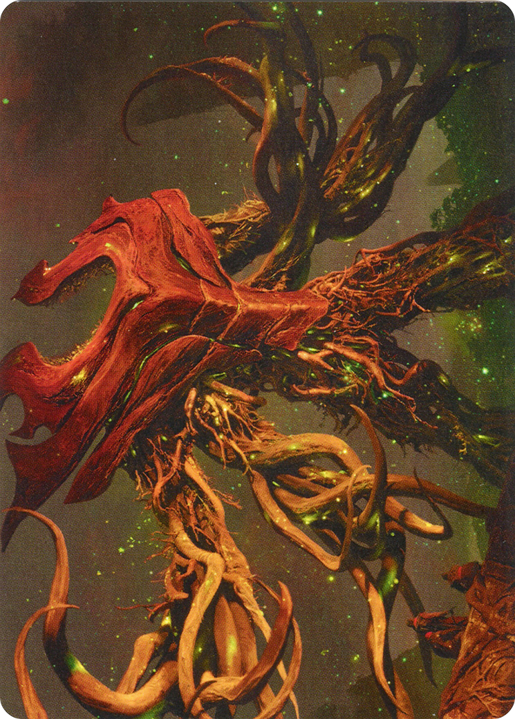Ashaya, Soul of the Wild // Ashaya, Soul of the Wild  [Zendikar Rising Art Series] (Borderless) Foil
