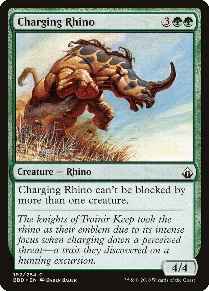 Charging Rhino [Battlebond] Foil