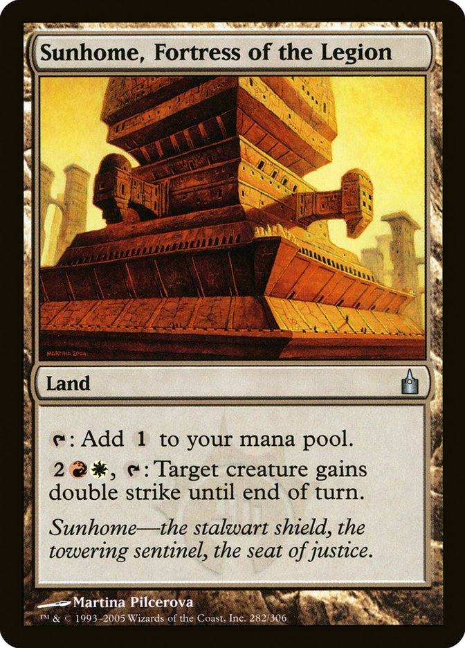 Sunhome, Fortress of the Legion [Ravnica: City of Guilds] Foil