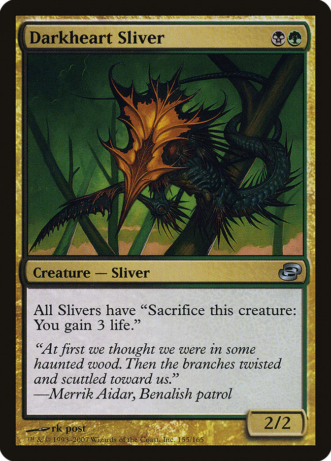 Darkheart Sliver [Planar Chaos] Foil