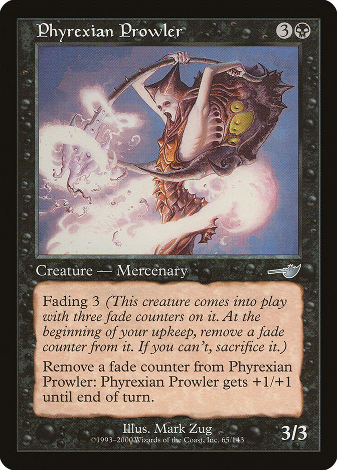 Phyrexian Prowler [Nemesis] Foil