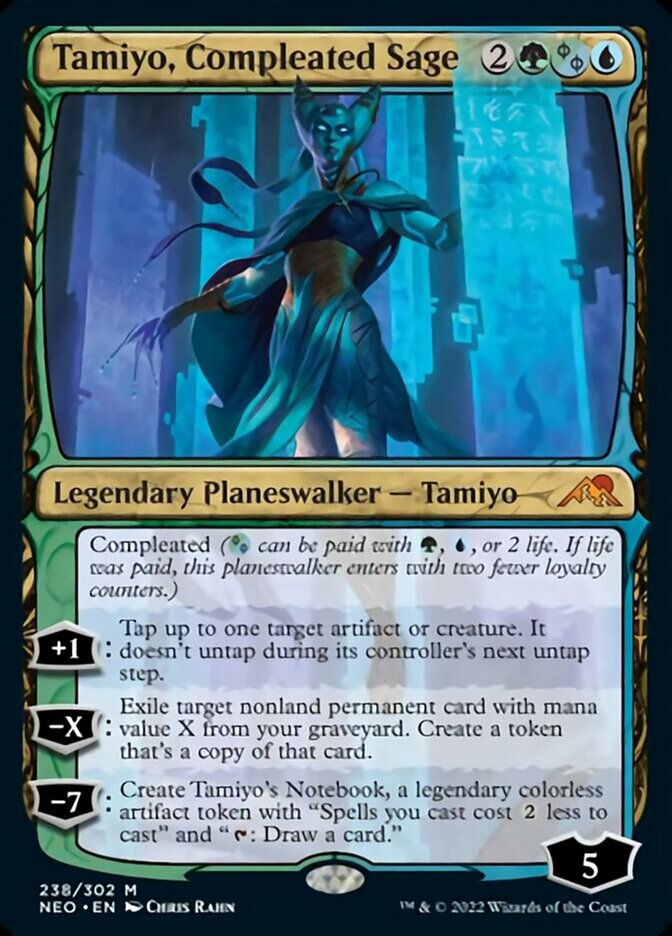 Tamiyo, Compleated Sage [Kamigawa: Neon Dynasty] Foil