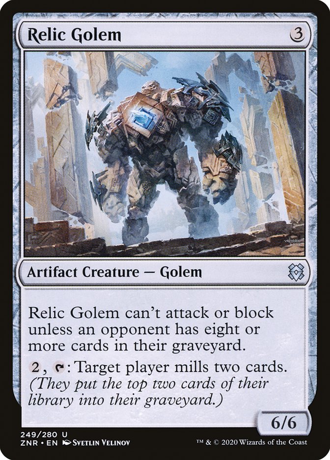 Relic Golem [Zendikar Rising] Foil