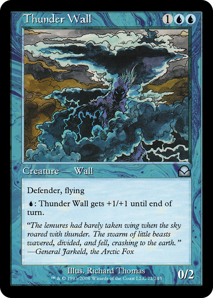 Thunder Wall  [Masters Edition II] Foil