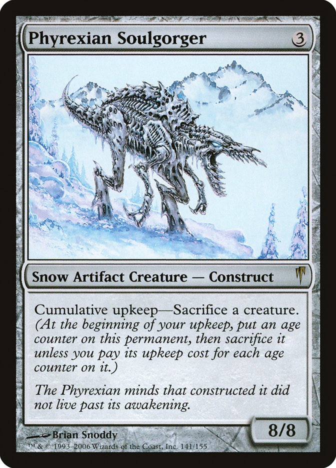 Phyrexian Soulgorger [Coldsnap] Foil