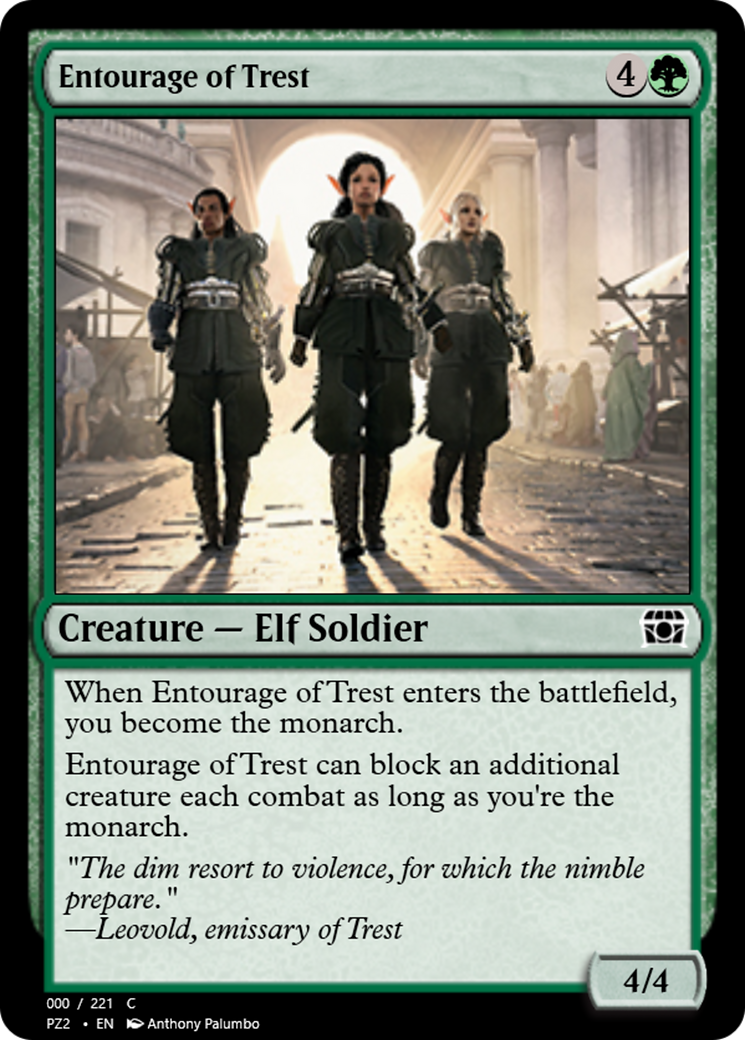 Entourage of Trest  [Treasure Chest] Foil