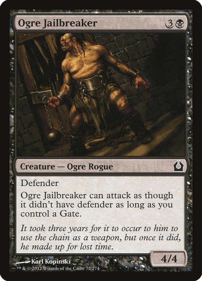 Ogre Jailbreaker [Return to Ravnica] Foil
