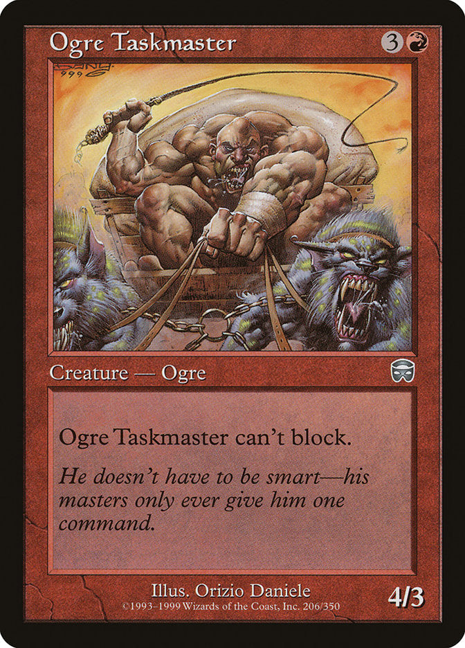 Ogre Taskmaster [Mercadian Masques] Foil