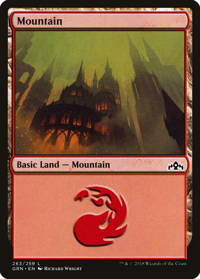 Mountain (263) [Guilds of Ravnica] Foil