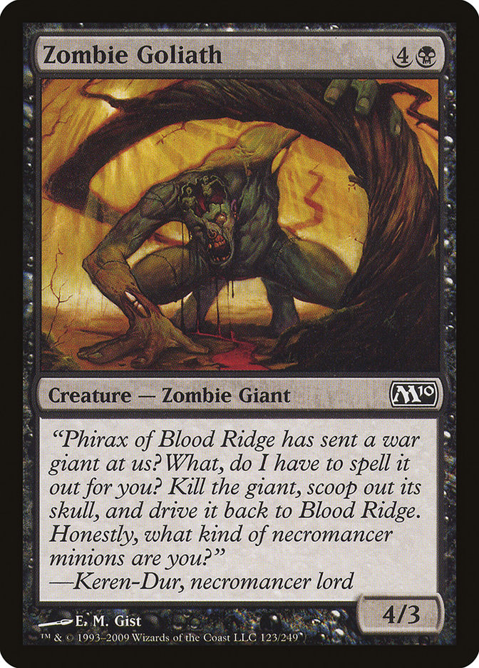 Zombie Goliath [Magic 2010] Foil