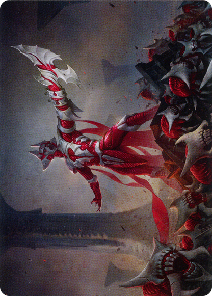 Mite Overseer // Mite Overseer  [Phyrexia: All Will Be One Art Series] (Borderless)