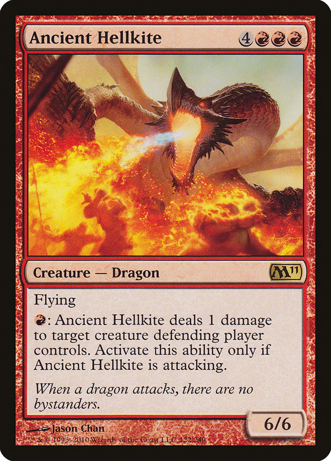 Ancient Hellkite [Magic 2011] Foil