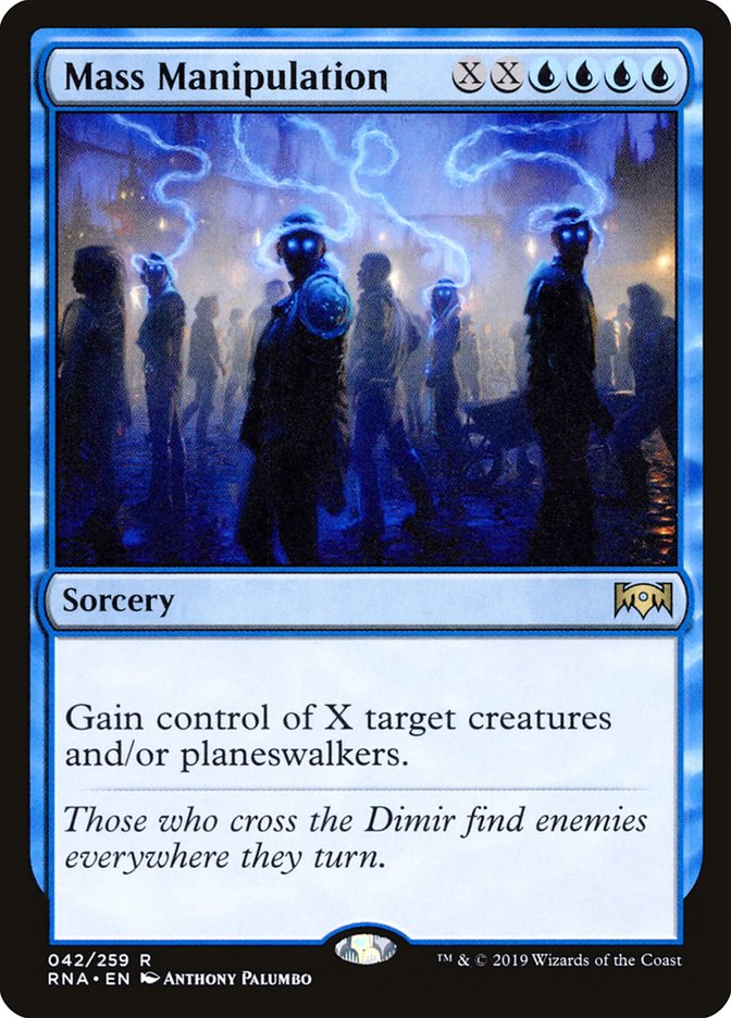 Mass Manipulation [Ravnica Allegiance] Foil