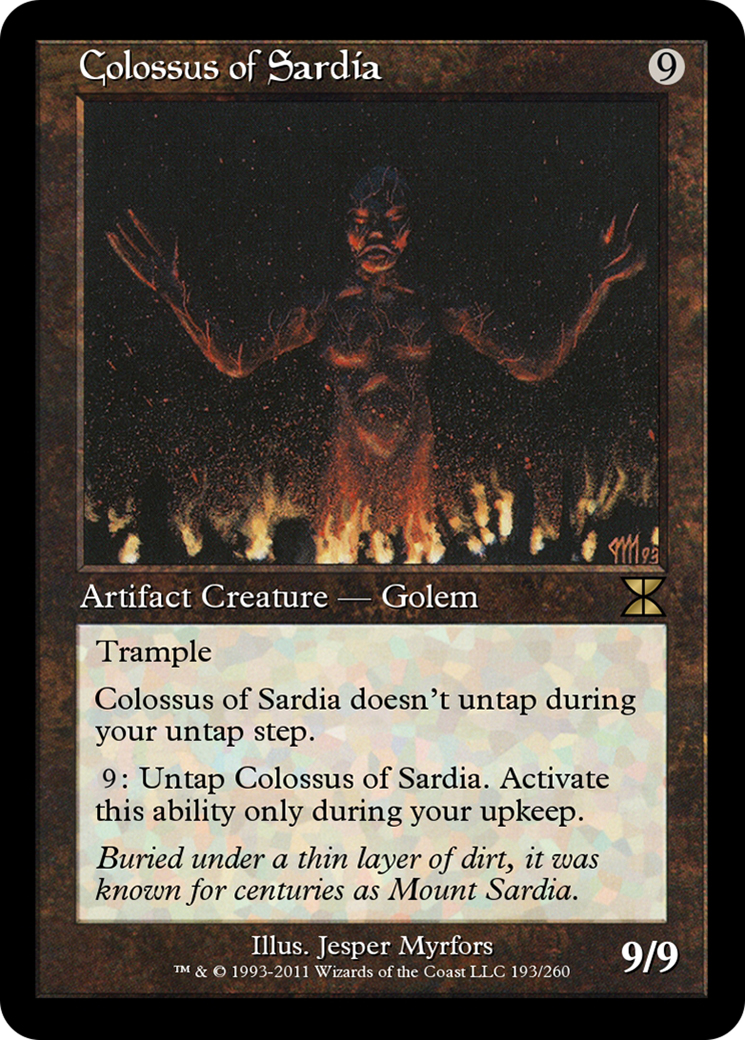 Colossus of Sardia  [Masters Edition IV] Foil