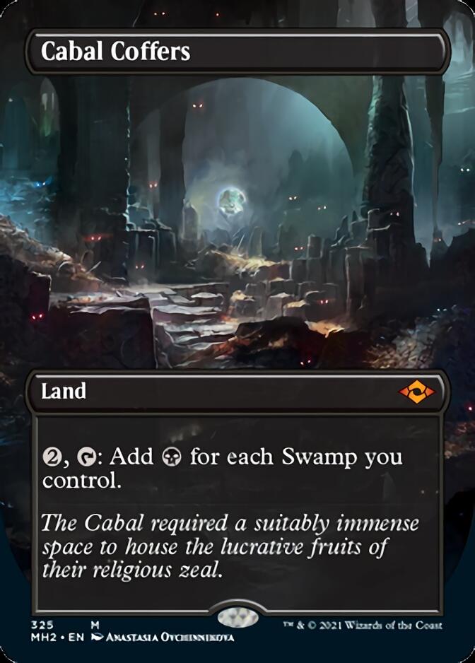 Cabal Coffers (Borderless) [Modern Horizons 2] Foil